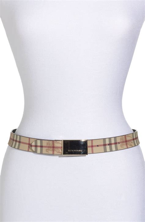 burberry pattern belt|burberry belts women s nordstrom.